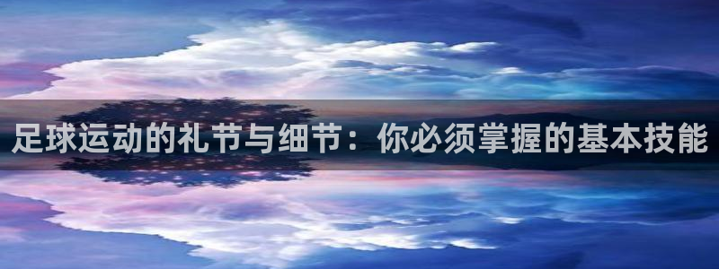意昂42平台登录：足球运动的礼节与细节：你必须掌握的基本技能