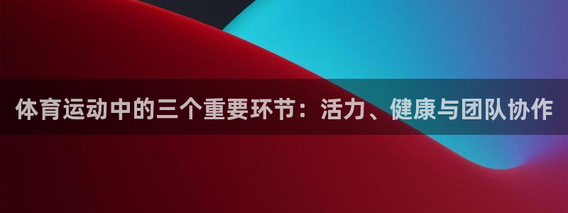 意昂43登陆：体育运动中的三个重要环节：活力、健康与团队协作