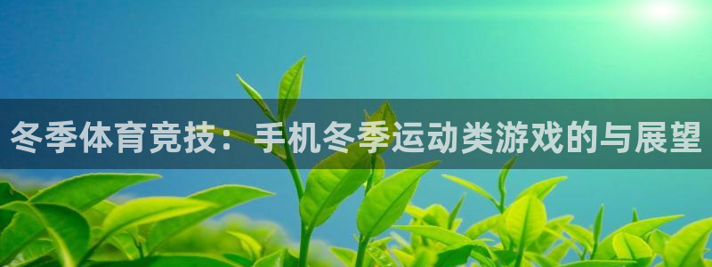 意昂4平台总代理：冬季体育竞技：手机冬季运动类游戏的与展望
